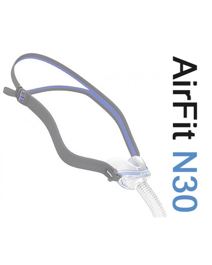 ResMed AirFit™ N30 Nasal CPAP Mask – Featherlight Comfort for Restful Sleep